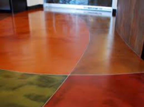 Concrete Floor Template & Staining in Massachusetts